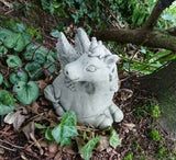 STONE GARDEN CUTE UNICORN PEGASUS FAIRY HORSE ORNAMENT PONY STATUE