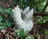 STONE GARDEN CUTE UNICORN PEGASUS FAIRY HORSE ORNAMENT PONY STATUE