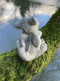 STONE GARDEN CUTE BABY THINKING DRAGON ORNAMENT GOTHIC STATUE