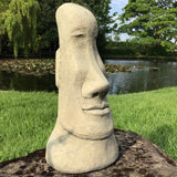 STONE GARDEN EASTER ISLAND HEAD TIKI STATUE MOAI ORNAMENT