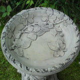 STONE GARDEN BRAMBLE BIRD BATH TOP ONLY FEEDER ORNAMENT