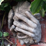 STONE GARDEN PEEPING GREEN MAN FACE GREMLIN WALL PLAQUE