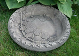 STONE GARDEN BRAMBLE BIRD BATH TOP ONLY FEEDER ORNAMENT