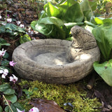 STONE GARDEN FROG FEEDER