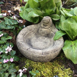 STONE GARDEN FROG FEEDER