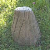 STONE GARDEN FROG FAMILY LOG BIRD BATH FEEDER