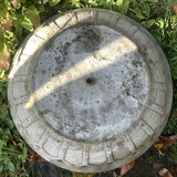 STONE GARDEN BIRD BATH TOP ONLY REPLACEMENT DISH