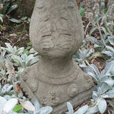 STONE GARDEN ACANTHUS LEAF BIRD BATH FEEDER ORNAMENT