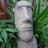 STONE GARDEN MOAI TIKI EASTER ISLAND HEAD STATUE ORNAMENT