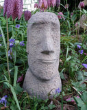 STONE GARDEN SMALL MOAI HEAD ORNAMENT STATUE