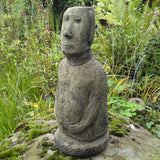 STONE GARDEN MOAI STATUE EASTER ISLAND HEAD MOAI TIKI ORNAMENT