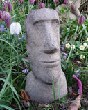 STONE GARDEN MOAI TIKI EASTER ISLAND HEAD STATUE ORNAMENT
