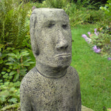 STONE GARDEN MOAI STATUE EASTER ISLAND HEAD MOAI TIKI ORNAMENT