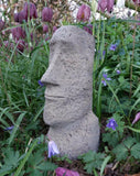 STONE GARDEN SMALL MOAI HEAD ORNAMENT STATUE