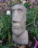 STONE GARDEN MOAI TIKI EASTER ISLAND HEAD STATUE ORNAMENT