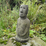 STONE GARDEN MOAI STATUE EASTER ISLAND HEAD MOAI TIKI ORNAMENT