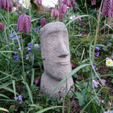 STONE GARDEN SMALL MOAI HEAD ORNAMENT STATUE