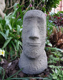 STONE GARDEN SMALL MOAI HEAD ORNAMENT STATUE