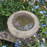 STONE GARDEN OLD STYLE ROCKERY DISH BIRDBATH FEEDER BOWL ORNAMENT