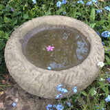 STONE GARDEN OLD STYLE ROCKERY DISH BIRDBATH FEEDER BOWL ORNAMENT