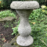 STONE GARDEN RUSTIC BIRD BATH FEEDER