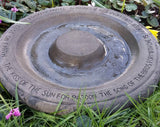 STONE GARDEN BIRDS 'KISS OF THE SUN' BIRD BATH TOP ONLY REPLACEMENT