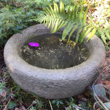 STONE GARDEN OLD STYLE ROCKERY BIRDBATH FEEDER BOWL ORNAMENT