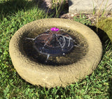 STONE GARDEN OLD STYLE ROCKERY BIRDBATH FEEDER BOWL ORNAMENT