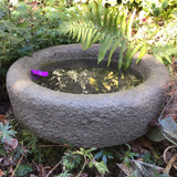 STONE GARDEN OLD STYLE ROCKERY BIRDBATH FEEDER BOWL ORNAMENT