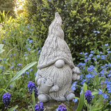 STONE GARDEN LARGE WOODLAND GONK GNOME MAN STATUE ORNAMENT