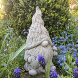 STONE GARDEN LARGE WOODLAND GONK GNOME MAN STATUE ORNAMENT
