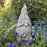 STONE GARDEN LARGE WOODLAND GONK GNOME MAN STATUE ORNAMENT