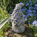 STONE GARDEN SMALL FLORAL FAIRY HOUSE COTTAGE ORNAMENT