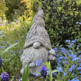 STONE GARDEN LARGE WOODLAND GONK GNOME MAN STATUE ORNAMENT