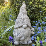 STONE GARDEN LARGE WOODLAND GONK GNOME MAN STATUE ORNAMENT