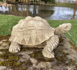 STONE GARDEN TORTOISE ORNAMENT TURTLE STATUE