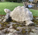STONE GARDEN TORTOISE ORNAMENT TURTLE STATUE