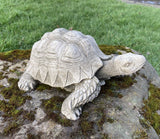 STONE GARDEN TORTOISE ORNAMENT TURTLE STATUE