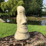 STONE GARDEN EASTER ISLAND HEAD TIKI STATUE MOAI ORNAMENT