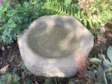 STONE GARDEN OLD STYLE HEXAGONAL ROCKERY DISH BIRDBATH FEEDER BOWL ORNAMENT