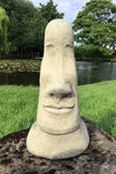 STONE GARDEN EASTER ISLAND HEAD TIKI STATUE MOAI ORNAMENT