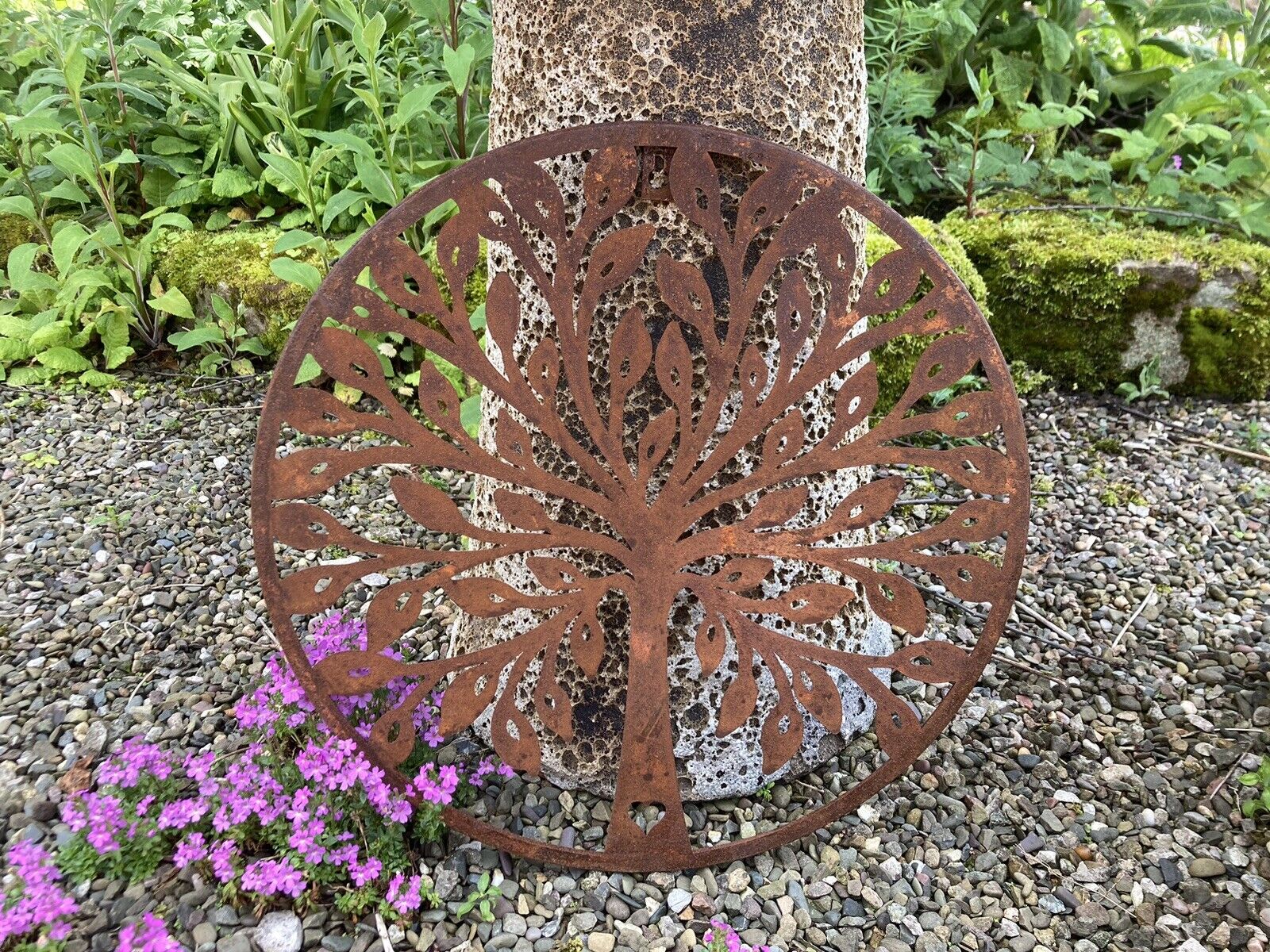 RUSTY METAL TREE GARDEN WALL ART PLAQUE – Ferney Heyes Garden Products