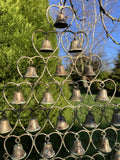 METAL HANGING TIBETAN STYLE BELLS WIND CHIME GARDEN ORNAMENT