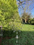 METAL HANGING TIBETAN STYLE BELLS WIND CHIME GARDEN ORNAMENT