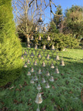 METAL HANGING TIBETAN STYLE BELLS WIND CHIME GARDEN ORNAMENT