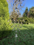 METAL HANGING TIBETAN STYLE BELLS WIND CHIME GARDEN ORNAMENT