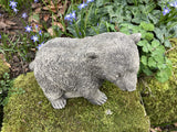 STONE GARDEN STANDING BEAR CUB ORNAMENT STATUE GIFT