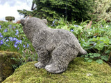 STONE GARDEN STANDING BEAR CUB ORNAMENT STATUE GIFT