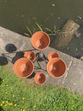 WROUGHT IRON METAL 6 POT PLANT STAND GARDEN ORNAMENT PLANTER