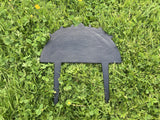 CAST IRON KEEP OFF THE GRASS SIGN  / SPIKE - METAL GARDEN ORNAMENT